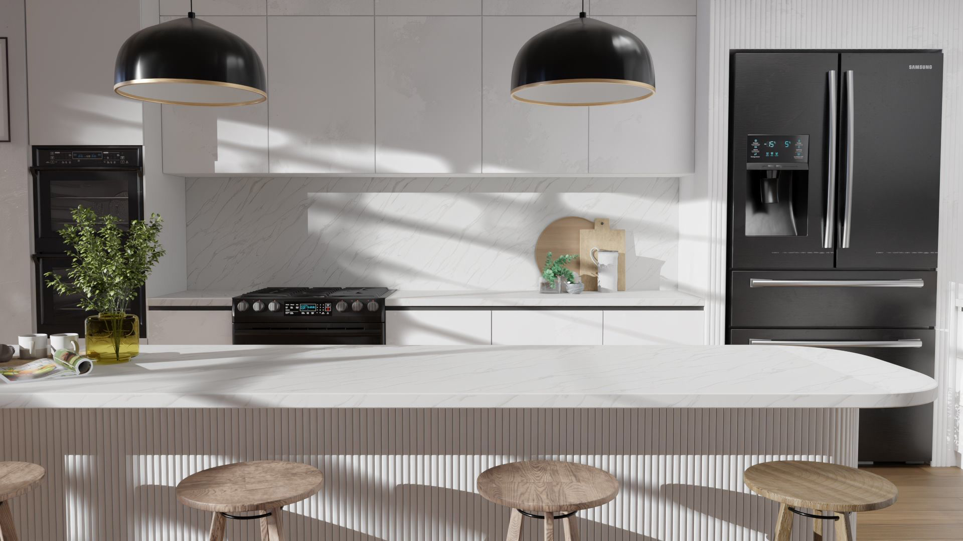 Vinilo efecto Mármol Blanco